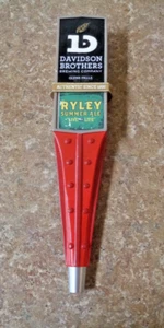 Davidson Brothers Brewing RYLEY SUMMER ALE Tap Handle Glens Falls NY - Picture 1 of 4