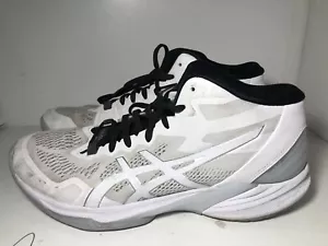 Asics Sky Elite FF MT 2 Volleyball Shoe Men's Size 11.5 White Black - Picture 1 of 12