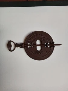 VTG Adams Co Dubuque Iowa Diamond 6 inch Spindle Damper - Picture 1 of 2