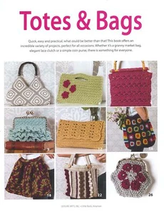 Leisure Arts Crochet Totes and Bags Crochet Book - Picture 1 of 3