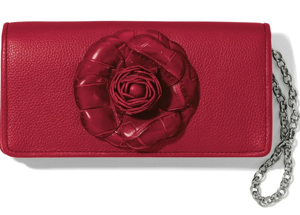 Brighton ROCKMORE ROSIE Lipstick Red Wallet/Clutch/Crossbody Bracelet