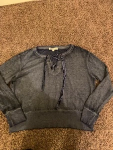 Wallflower lace-up sweat shirt XL - Picture 1 of 3