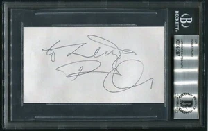 ROBERT PLANT LED ZEPPELIN SIGNED AUTOGRAPHED PAPER BECKETT SLAB COA - Picture 1 of 2