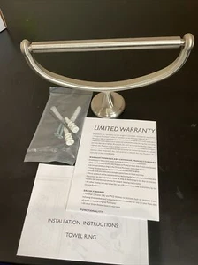 Ginger Circe Towel Ring. Satin Nickel. 2705/SN - Picture 1 of 6