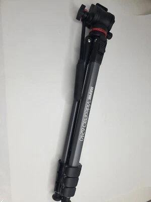 Sunpak VideoPro 6240 62" Aluminum Tripod + Fluid Pan Head for Camera Video - Image 1 of 4