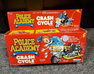 Academia de policía película Crash Cycle serie 1 vehículo Kenner motocicleta 1989 - Imagen 1 de 4