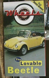 VHS tape THE LOVABLE BEETLE 1996 Wheels Series VW Volkswagen 53min pre-owned - Imagen 1 de 2