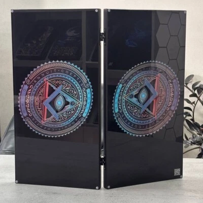 Backgammon Set Maconic Theme, Wooden&Glass Game Board, Dice Game, Gift for Him - Image 1 of 4