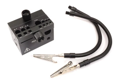 Black Alloy Machined Universal Soldering Station for Connector & Plug Assembly - Image 1 of 4