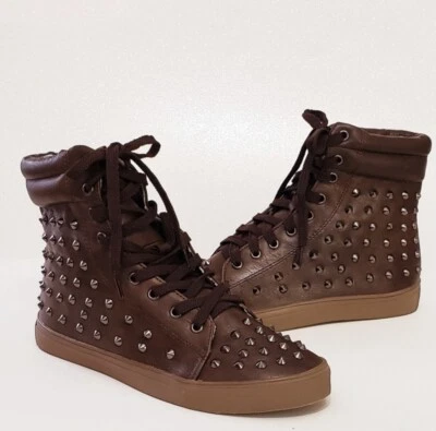 Cape Robbin коричневый высоты верхнего кроссовок - шипами с заклепками 6,5 - Изображение 1 из 4