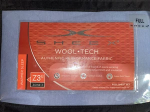 NEW Sheex Wool Tech Sheet Set FULL Denim - Picture 1 of 1
