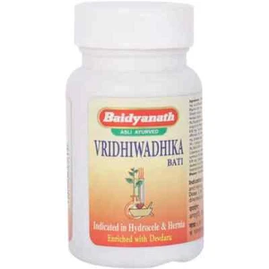 Ayurvedic Baidyanath Vriddhivadhika Bati 80 Tablets Inguinal & Intestinal Hernia - Picture 1 of 3