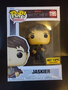 Funko Pop JASKIER 1195 Hot Topic Exclusive Vinyl Figure NETFLIX THE WITCHER NEW - Picture 1 of 6