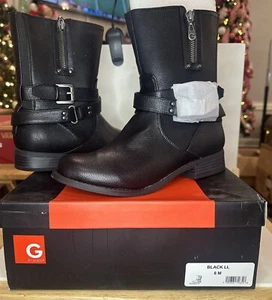 ¡NUEVO! EN CAJA G BY SUPONGO GGHECTA MUJER BOTINES NEGROS CREMALLERA LATERAL TALLA 8M - Imagen 1 de 10