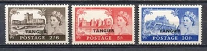 TANGER 1955 - CASTLES 2/6 - 10./ QUEEN ELISABETH OVERPRINTS MNH - Picture 1 of 1