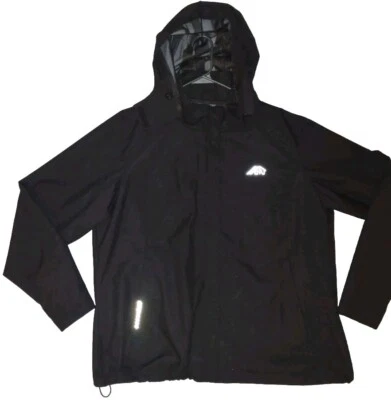 OTU Men's Lightweight Waterproof Hooded Rain Jacket Outdoor Raincoat Size XXL - Image 1 of 4