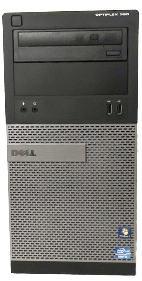 Dell OptiPlex 390 MT PC Core i5-2400 3.10GHz 4GB RAM 500GB  WIN 7P 32 OFFICE - Image 1 of 4