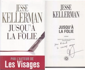 C1 Jesse KELLERMAN - UNTIL MADNESS Signed DEDICATION Shipping - Picture 1 of 1