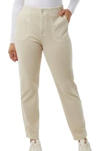 Neu 32 Grad Hitze Damen Stretch Strick Twill Knöchelhose Medium M Creme - Bild 1 von 3