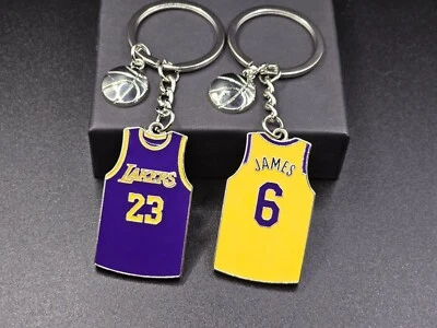 Llavero de baloncesto Lakers fan regalos llaveros para hombres lindo llavero accesorios Foto 1 de 4