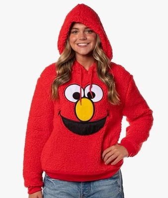 Sesame Street Elmo Embroidered Hoodie size L/all Items Prices Include US Tariffs - Image 1 of 4