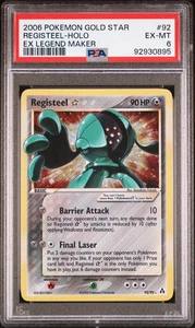 Pokemon Registeel Gold Star 92/92 PSA 6 EX-MT EX Legend Maker Holo Rare 2006 - Bild 1 von 5