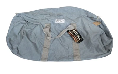 Vintage EASTPAK Cotton Canvas Duffel Bag Carry-On Gym Travel Bag Weekender W - Image 1 of 4