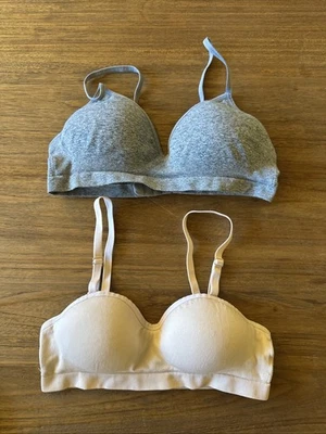 Maidenform Girl's Size 34A Beige Convertible Strapless CAT JACK Molded Grey Bra - Image 1 of 4