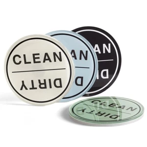 Dishwasher Clean Dirty Sign Magnet - Strong No-Scratch Kitchen Magnets With D... - Picture 1 of 4