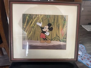 Disney Vintage Walt Disney Classics Authentic Art Work Sealed Rare! Framed! - Picture 1 of 2