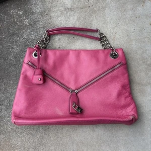 Dolce & Gabbana Hand Bag Tote Purse Leather Pink Authentic - Picture 1 of 24