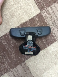 2013-2016 Dodge Ram Interior Rearview Mirror AUTODIM Black w/ Assist Buttons - Picture 1 of 6