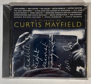 A Tribute To Curtis Mayfield CD NEW & SEALED 1994 Aretha Whitney Springsteen - Picture 1 of 2