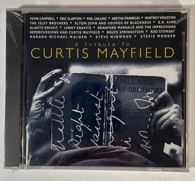 A Tribute To Curtis Mayfield CD NEW & SEALED 1994 Aretha Whitney Springsteen - Image 1 of 2