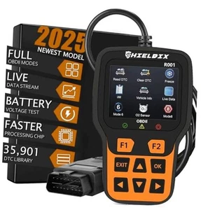 R001 OBD2 Scanner Diagnostic Tool, Check Engine Light Code Reader, Battery - Picture 1 of 7