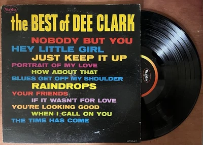 DEE CLARK ~The Best Of~ Orig. LP/Vinyl VEE JAY VJLP 1047 MONO LP Record 1962 VG+ Foto 1 de 2