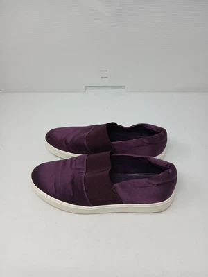 Vince Women’s Size 8.5 M  Satin Sneakers Slip On Shoes Oxblood Wine - Image 1 of 4