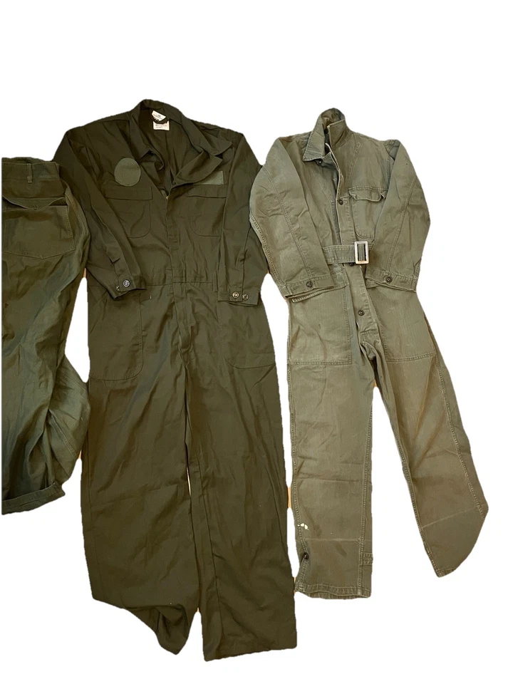Monos militares OD7 traje de vuelo verde Og107 Hbt espiga lote de 3 Foto 1 de 4
