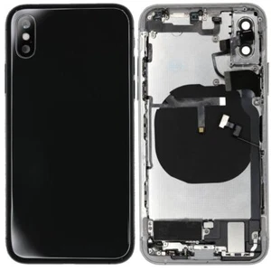 For iPhone XS - Rear Chassis Assembly with Internal Parts - Black - No Logo - Picture 1 of 1