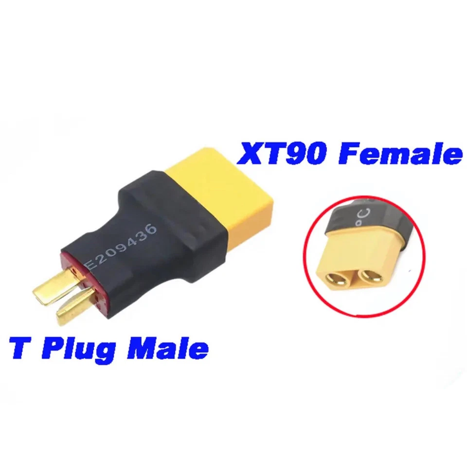 XT90 Female - Male T Plug Deans Plug  Rc Lipo Battery Adaptor Rc Car Plane Boat - Image 1 of 1