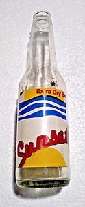 Botella de cerveza SUNSET EXTRA SECA bonita etiqueta 9" de alto estilo tapa - Imagen 1 de 4