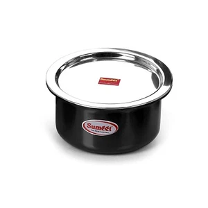 Aluminum Thick Hard Cookware Tope With Lid, Pack of 1 Piece (6 Liters) - Picture 1 of 2