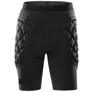 New Men Sport Soccer Short Pant Rash Shock Padded GOALIE Goal Athlete Shorts - Picture 1 of 8