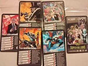 2021 Top Trumps DC SUPER VILLIANS (Sie wählen) Pack frische Karten kostenloser Versand - Bild 1 von 33