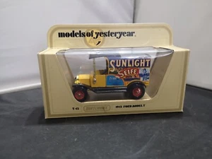 G644-MATCHBOX MODELLINI DI UN TEMPO Y-12 FORD MODEL T IN BOX."SAPONE LUCE SOLARE" - Foto 1 di 10