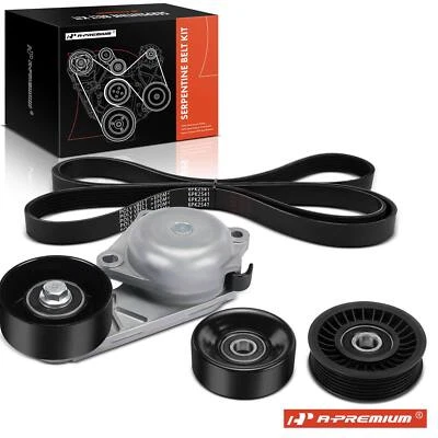 A-Premium 4x Serpentine Belt Drive Component Kit for Ford F-450 F-550 Super Duty - Image 1 of 4