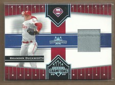 2005 Donruss Champions Impressions Material #130 Brandon Duckworth T3 Jersey 