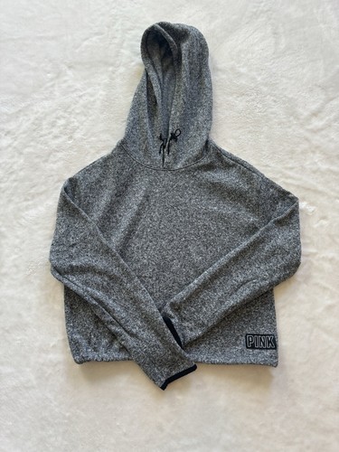 UNDERCOVER Felpa con cappuccio Victoria's Secret ROSA grigio scuro ritagliata