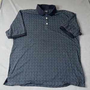 Men's Haagar Cool 18 Polo Golf Shirt Size XL Diamond design - Picture 1 of 8