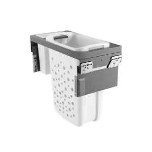 Hailo Wäschesammler 3270631 Laundry Carrier 600 Bad Einbau-Wäschekorb 37 Liter - Bild 1 von 7